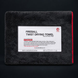 black fox twist drying towel 70x45 dark