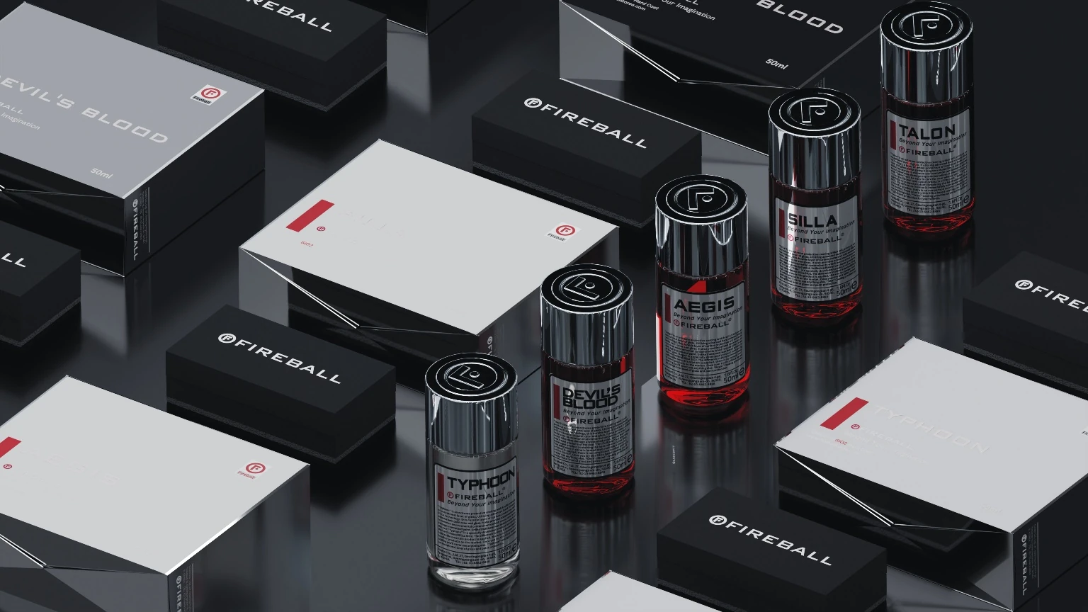 Our Legacy of Excellence in Auto Care Fireball ceramic-coating bottles and presentation boxes